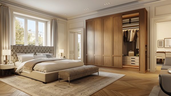 Maximisez l'espace avec une grande armoire chambre